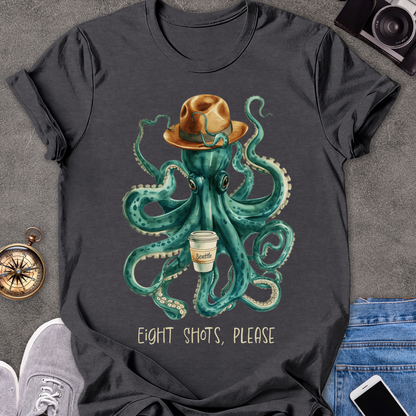 Eight Shots Please-Seattle| Unisex Softstyle T-Shirt | Seattle Travel Tee