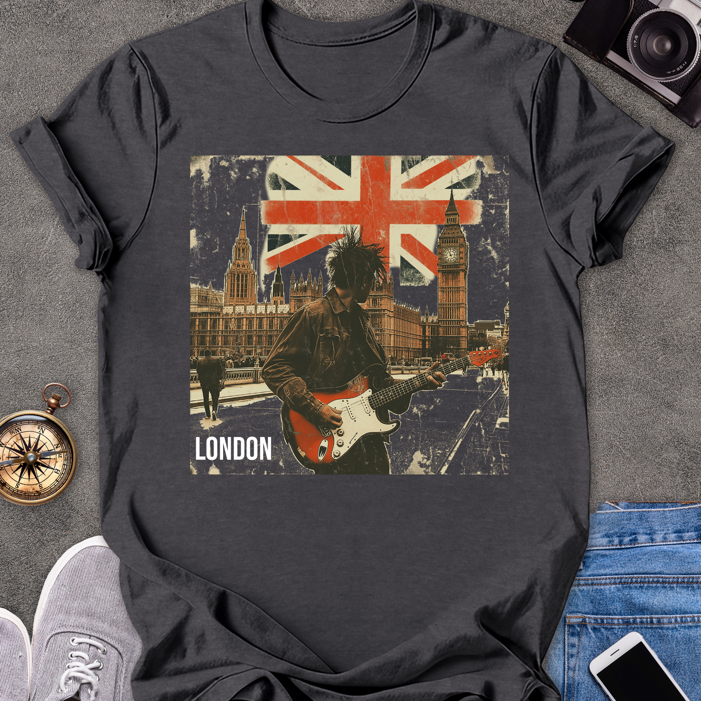 London | Unisex Softstyle T-Shirt | Rock Travel Tee