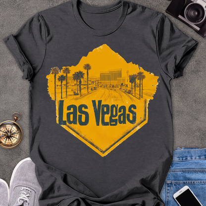 Las Vegas| Unisex Softstyle T-Shirt | Retro Travel Tee