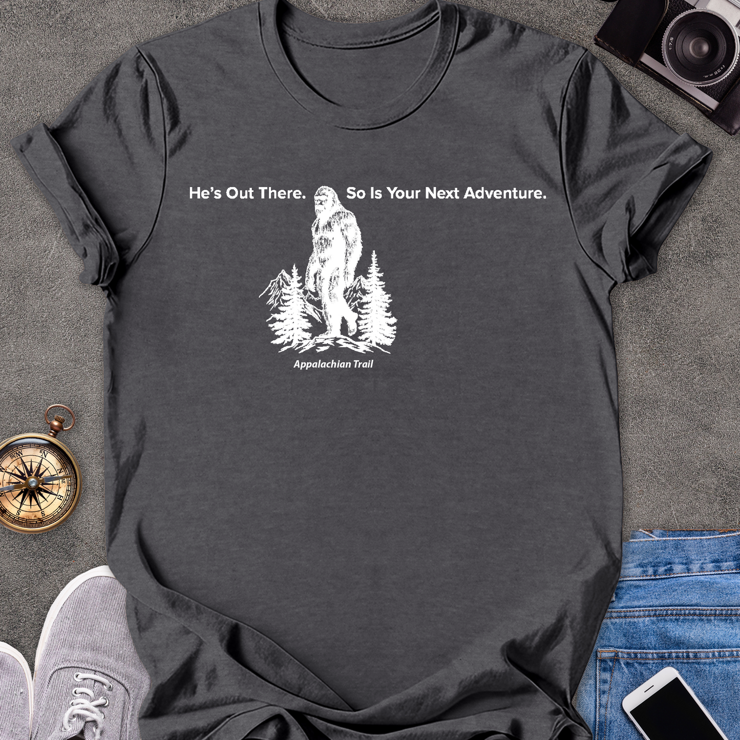 He's Out There. So Is Your Next Adventure-Appalachian Trail | Unisex Softstyle T-Shirt | Appalachian Trail Travel Tee