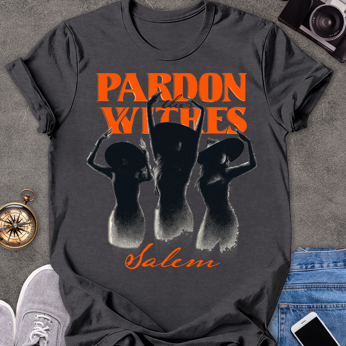 Pardon the Witches, Salem | Unisex Softstyle T-Shirt | Massachusetts Travel Tee