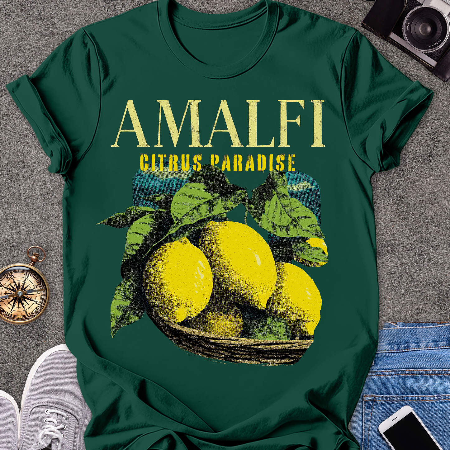 Amalfi Citrus Paradise | Unisex Softstyle T-Shirt | Italy Travel Tee