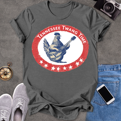 Tennessee Twang Time | Unisex Softstyle T-Shirt | Fun and Casual Music Lover Tee