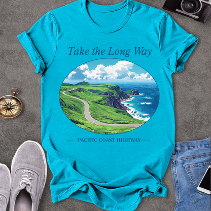 Take the Long Way, Pacific Coast Highway - T-Shirt