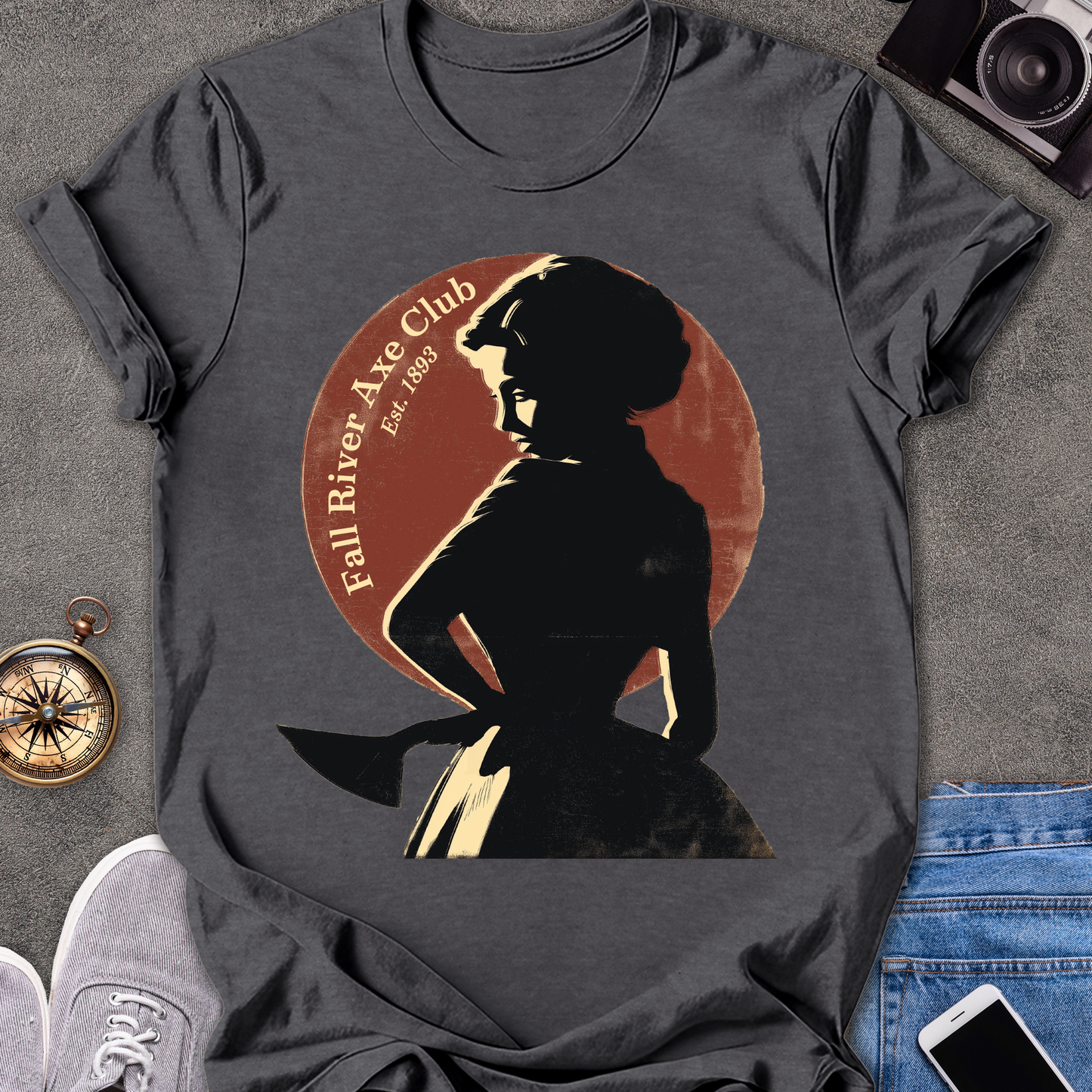 Fall River Axe Club, Est. 1893 | Unisex Softstyle T-Shirt | Massachusetts Travel Tee