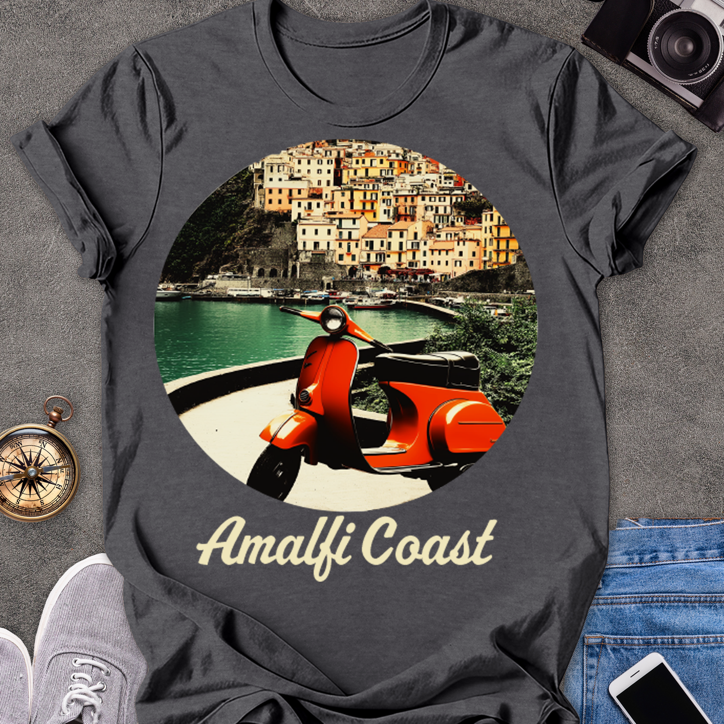 Amalfi Coast | Unisex Softstyle T-Shirt | Italy Travel Tee