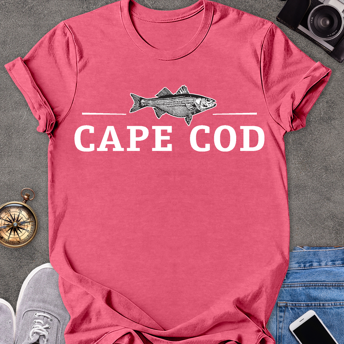 Cape Cod| Unisex Softstyle T-Shirt |Cape Cod Travel Tee