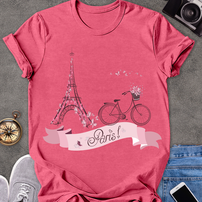 Paris| Unisex Softstyle T-Shirt | Paris Travel Tee