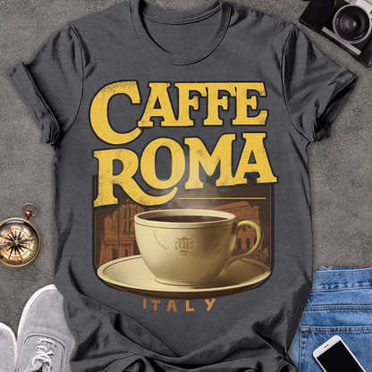 Caffe Roma, Italy | Softstyle T-Shirt | Italian Travel Tee