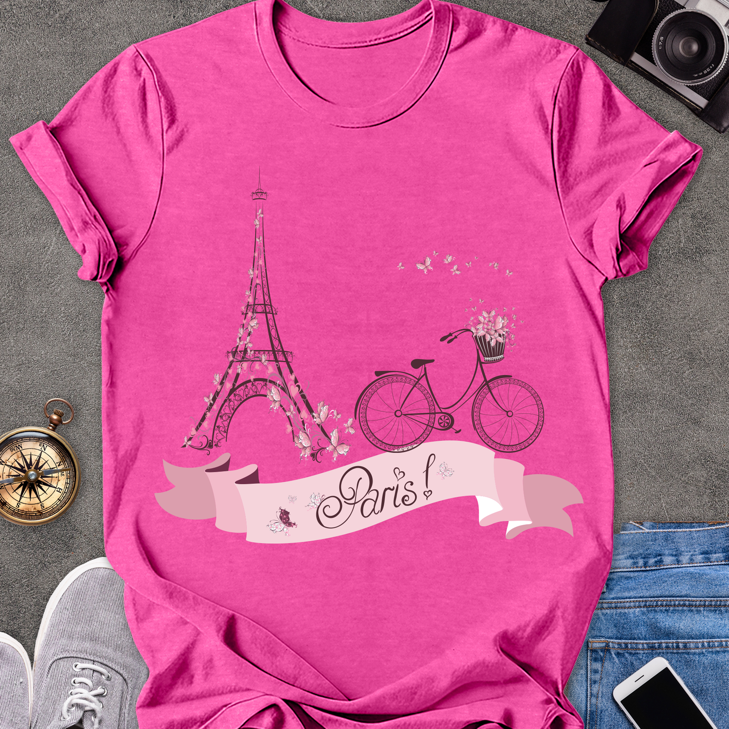 Paris| Unisex Softstyle T-Shirt | Paris Travel Tee