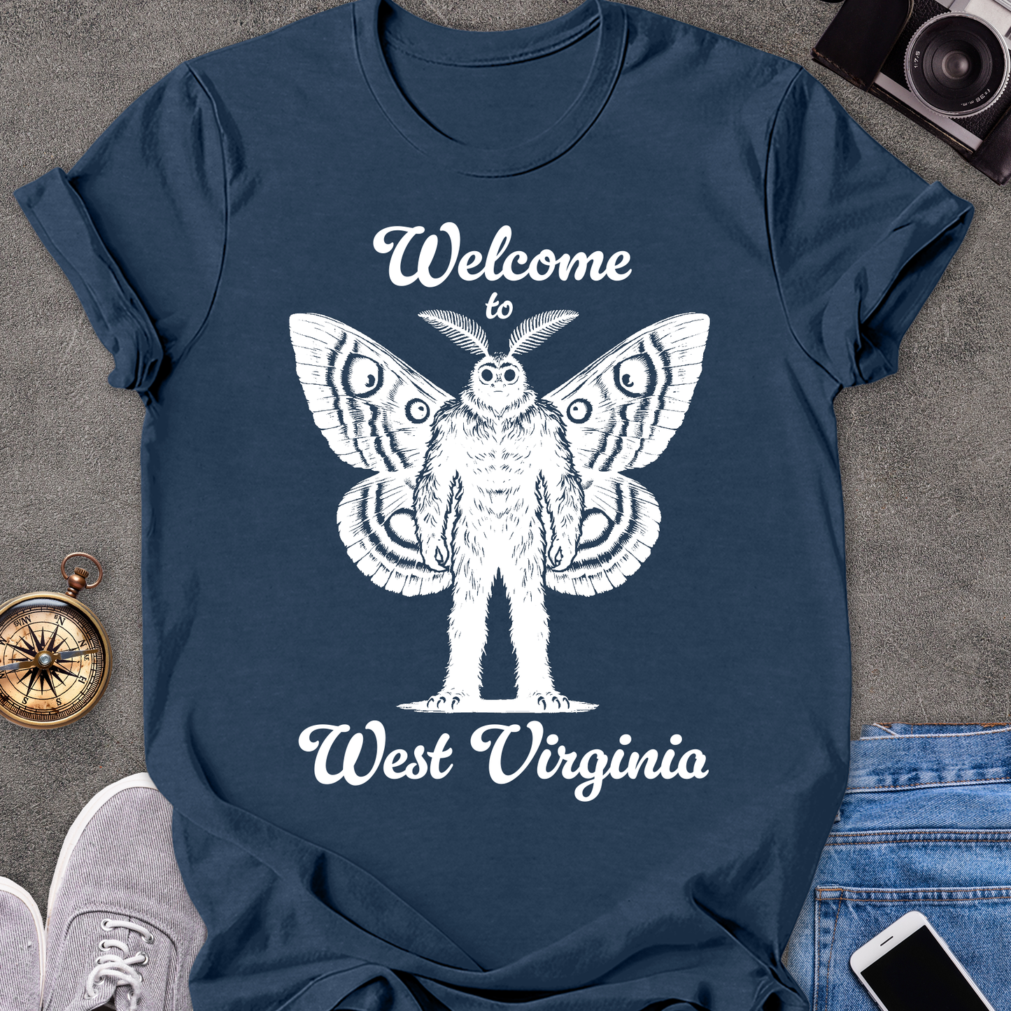 Welcome to West Virginia| Unisex Softstyle T-Shirt | Mothman Travel Tee