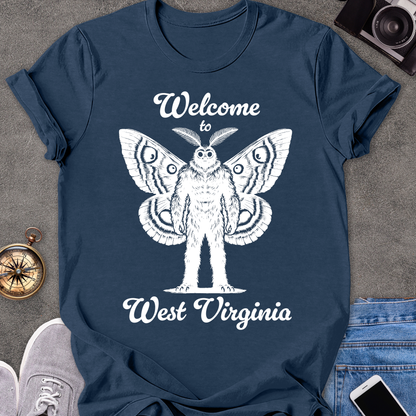 Welcome to West Virginia| Unisex Softstyle T-Shirt | Mothman Travel Tee