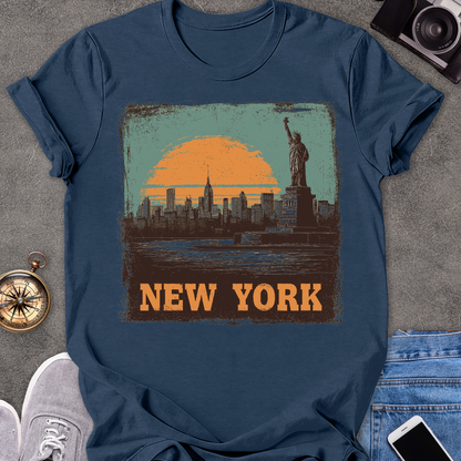 New York | Unisex Softstyle T-Shirt | New York City Travel Tee