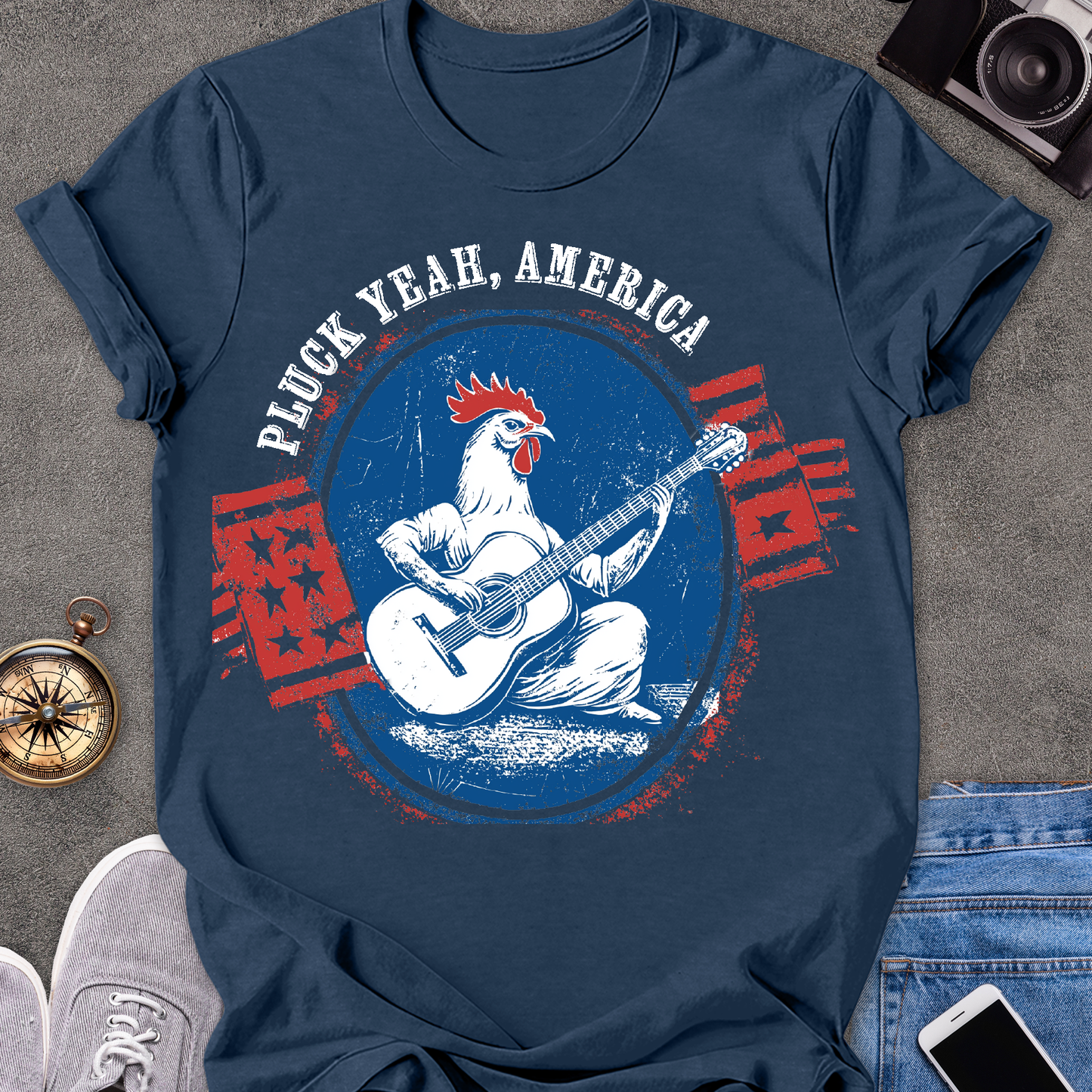 Pluck Yeah, America | Unisex Softstyle T-Shirt | USA Travel Tee