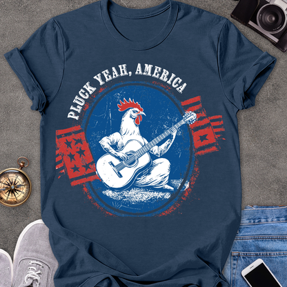 Pluck Yeah, America | Unisex Softstyle T-Shirt | USA Travel Tee