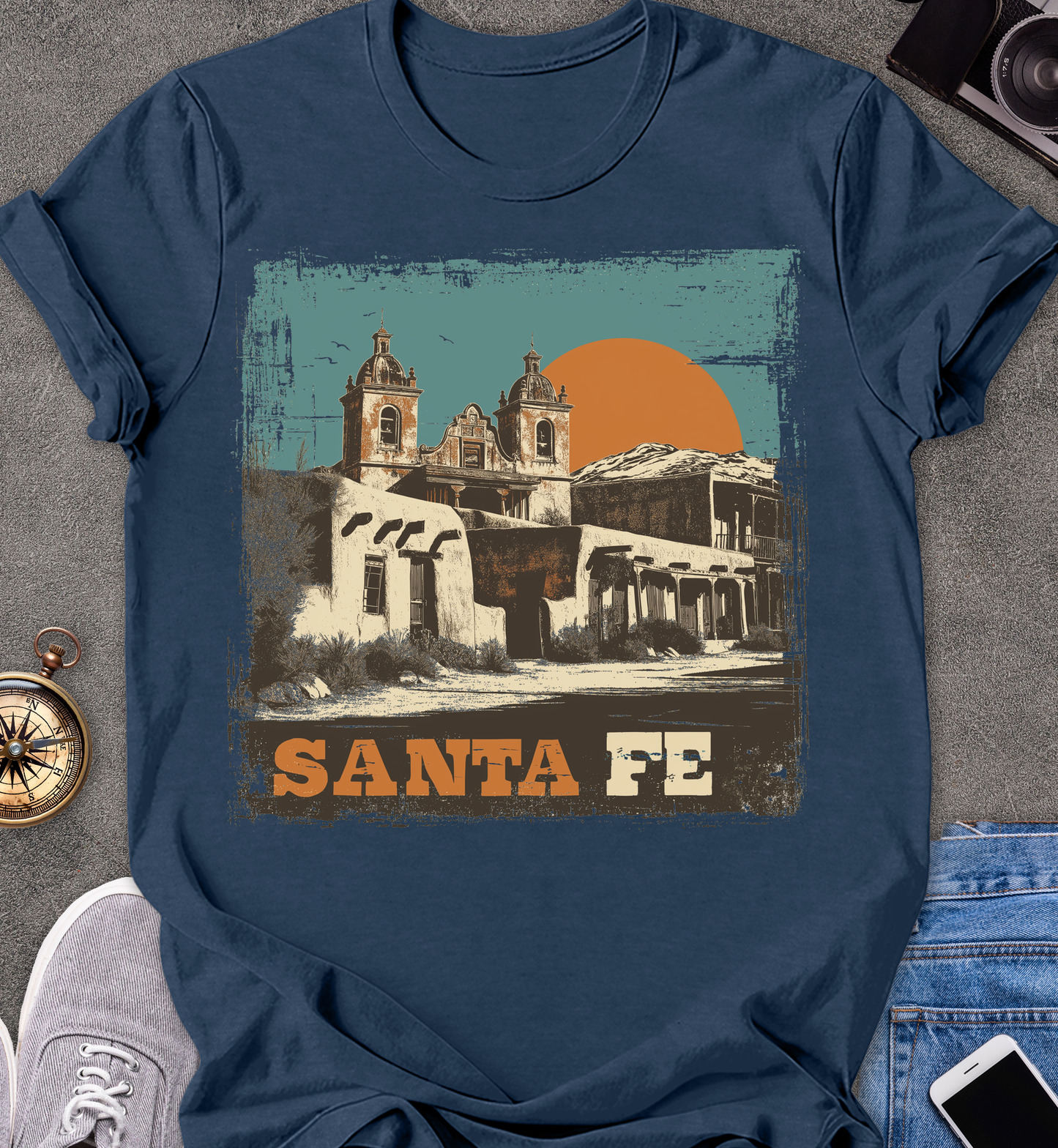 Santa Fe | Unisex Softstyle T-Shirt | New Mexico Travel Tee