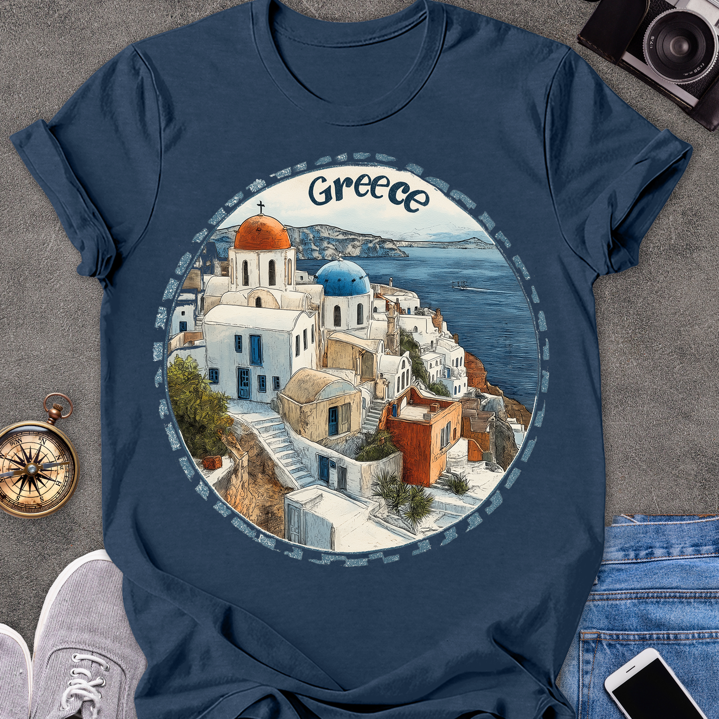 Greece | Softstyle T-Shirt | Greek Travel Tee