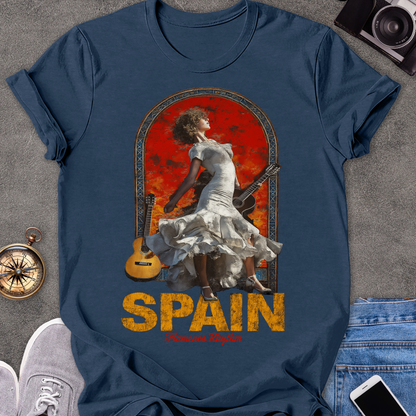 Spain, Flamenco Rhythm | Softstyle T-Shirt | Spain Travel Tee