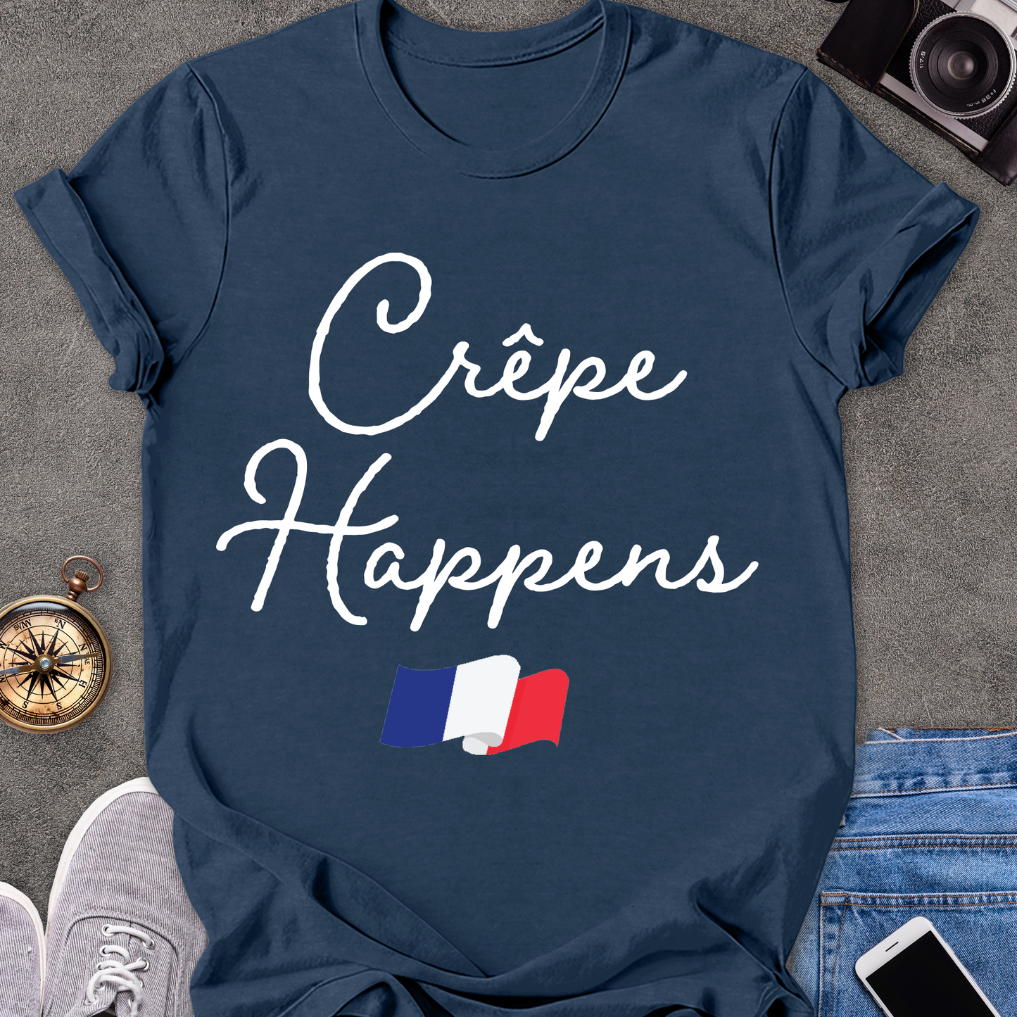 Crepe Happens | Softstyle T-Shirt | French Travel Tee