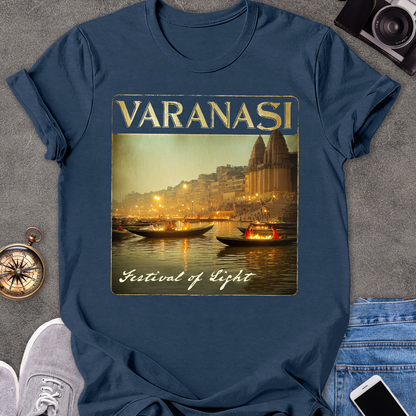 Varanasi, Festial of Light | Softstyle T-Shirt | India Travel Tee