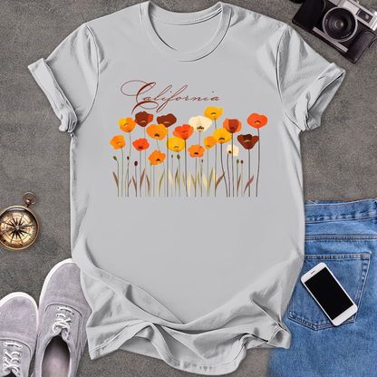 California Poppies | Unisex Softstyle T-Shirt | Nature Lover Tee