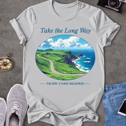 Take the Long Way, Pacific Coast Highway - T-Shirt