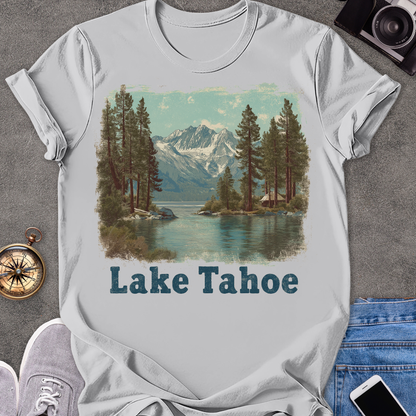 Lake Tahoe | Unisex Softstyle T-Shirt | Lake Tahoe Travel Tee