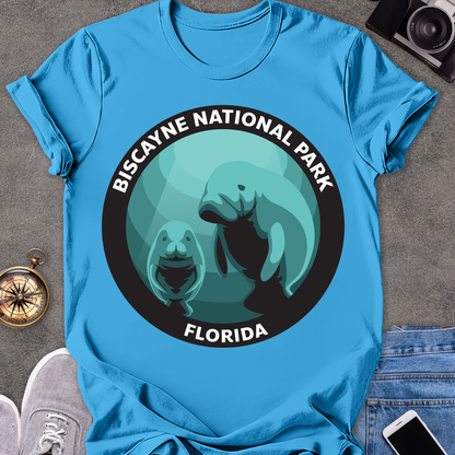 Biscayne National Park, Florida | Unisex Softstyle T-Shirt | Manatee Tee