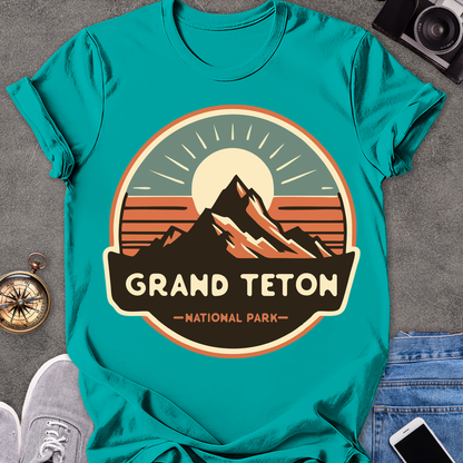 Grand Teton National Park| Unisex Softstyle T-Shirt | Adventure Travel Tee