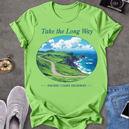 Take the Long Way, Pacific Coast Highway - T-Shirt