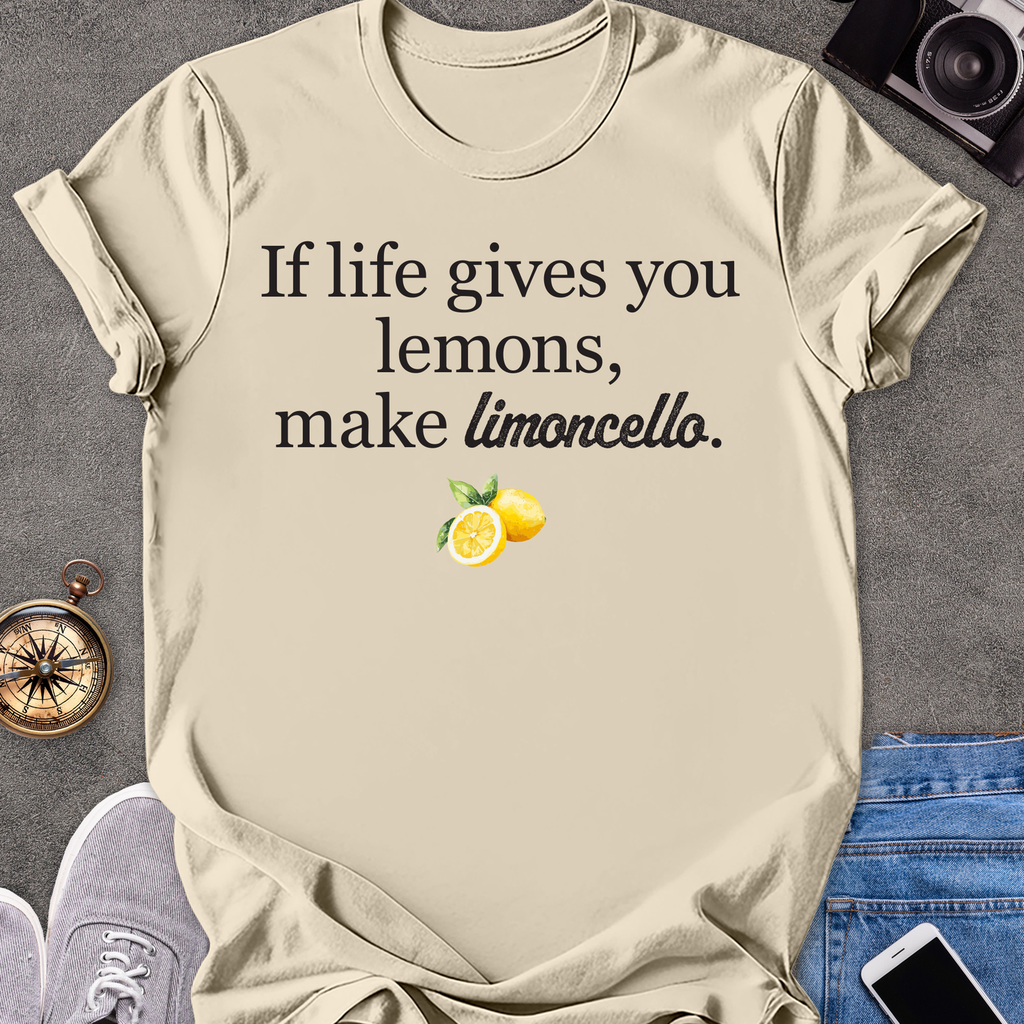 If life gives you lemons, make limoncello | Softstyle T-Shirt | Italy Travel Tee
