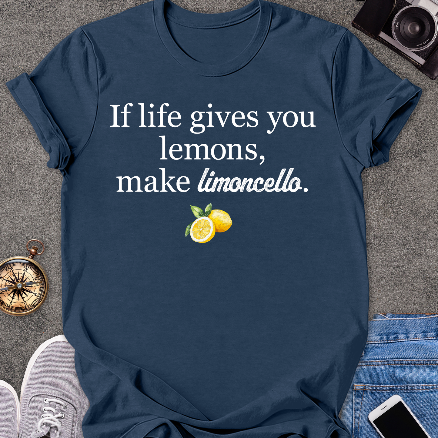 If life gives you lemons, make limoncello | Softstyle T-Shirt | Italy Travel Tee