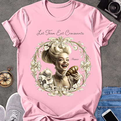 Let Them Eat Croissants - France | Unisex Softstyle T-Shirt | France Travel Tee