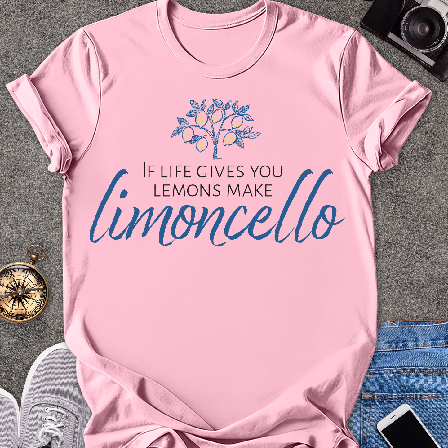 If Life Gives You Lemons Make Limoncello | Softstyle T-Shirt | Italy Travel Tee