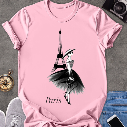 Paris | Unisex Softstyle T-Shirt | French Travel Tee