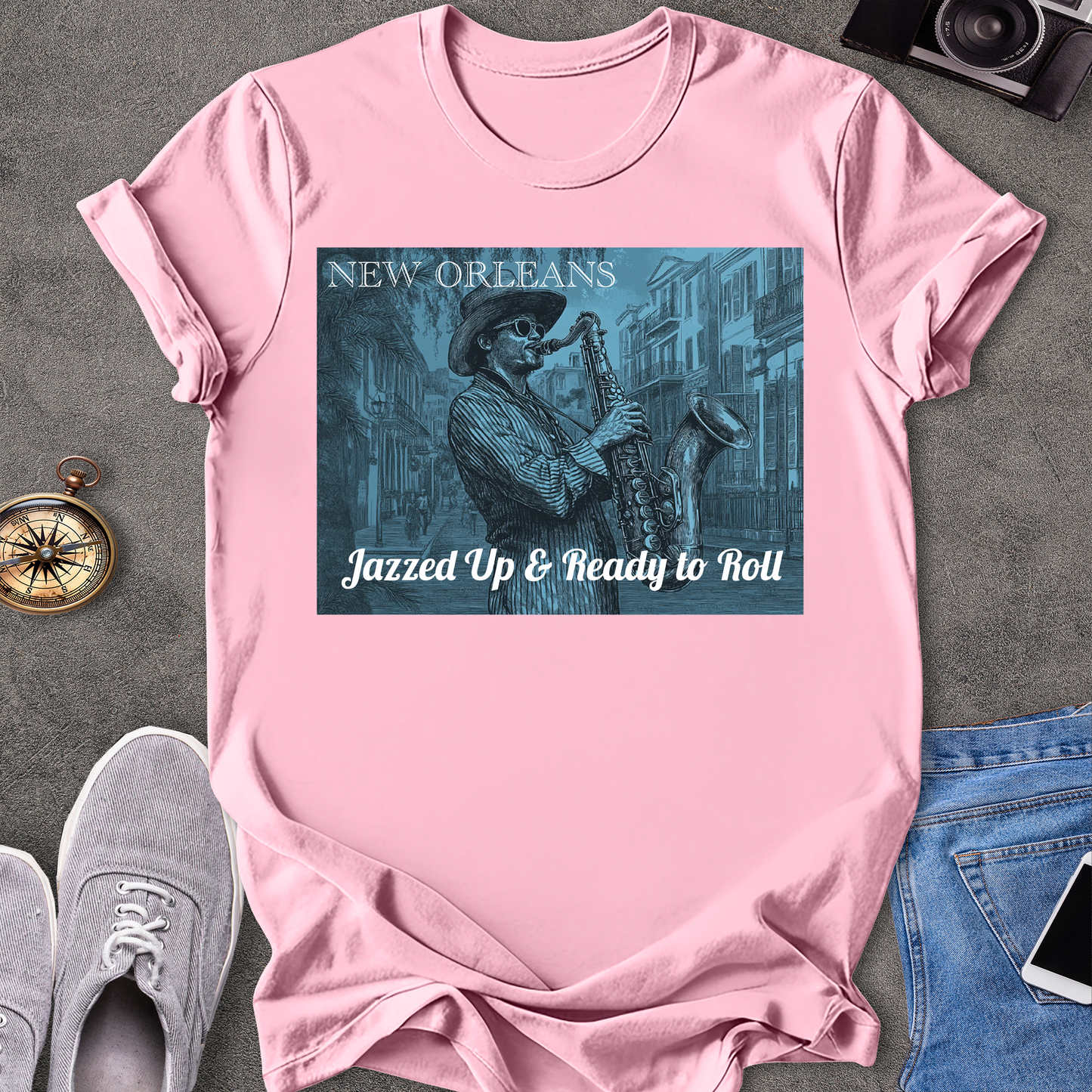 New Orleans - Jazzed Up & Ready to Roll T-Shirt