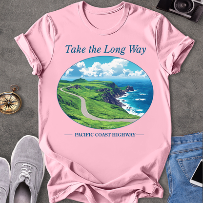 Take the Long Way, Pacific Coast Highway - T-Shirt
