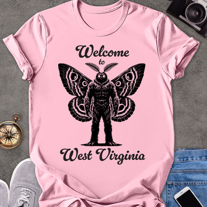 Welcome to West Virginia| Unisex Softstyle T-Shirt | Mothman Travel Tee