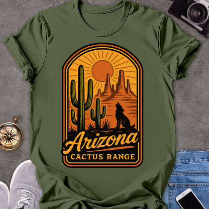 Arizona Cactus Range | Softstyle T-Shirt | Outdoor Travel Tee