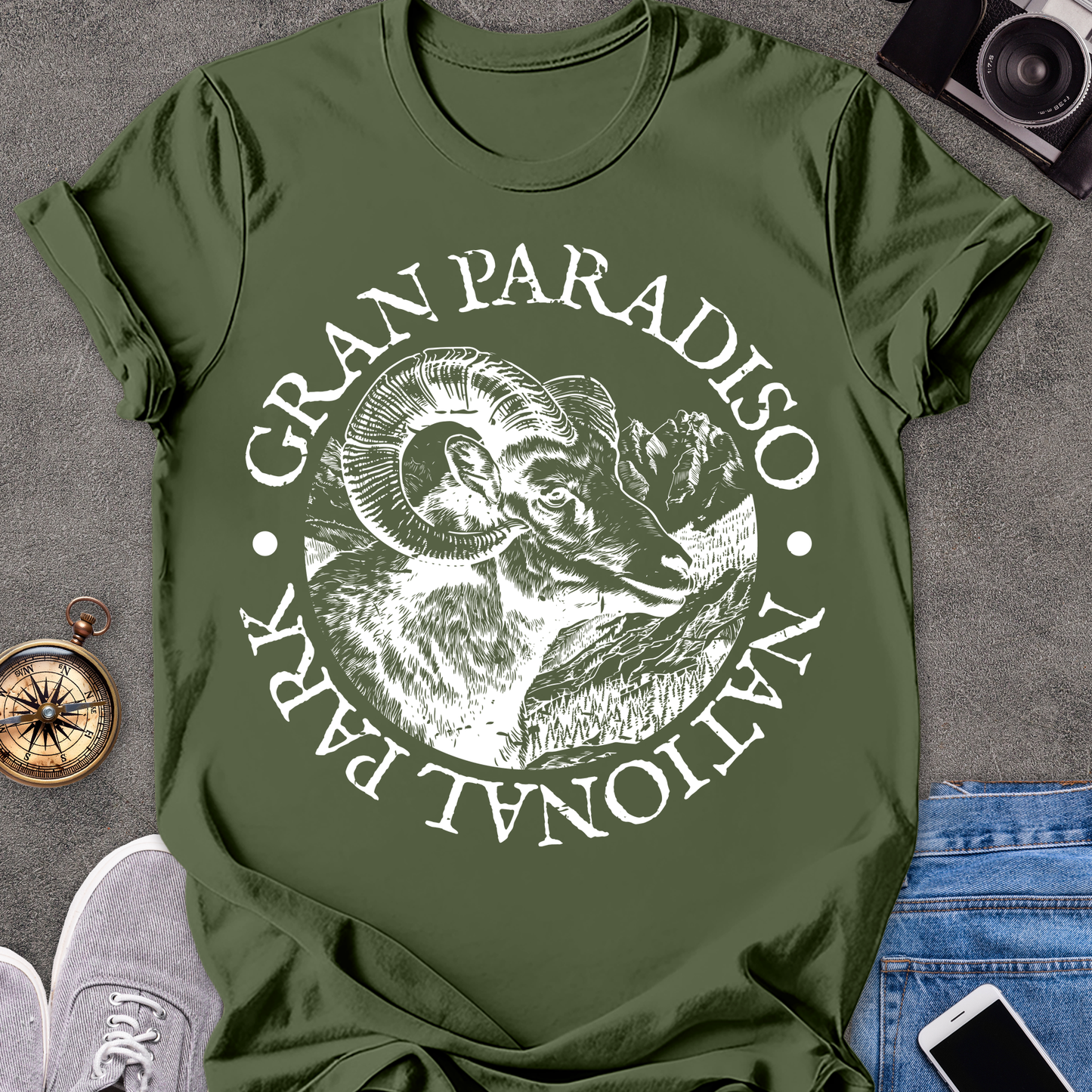 Gran Paradiso National Park | Unisex Softstyle T-Shirt | Adventure Tee