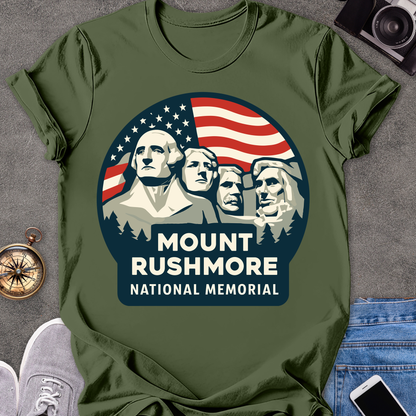 Mount Rushmore National Memorial | Unisex Softstyle T-Shirt | South Dakota Travel Tee