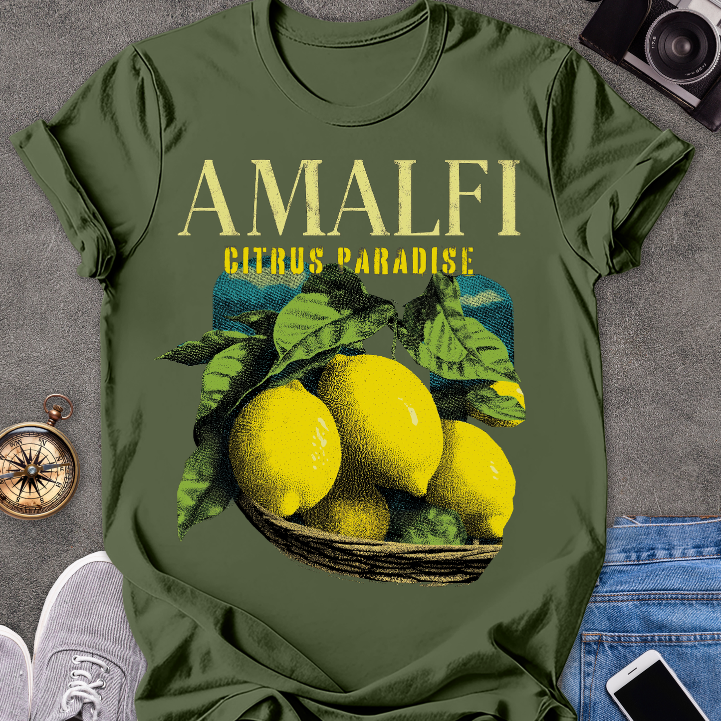 Amalfi Citrus Paradise | Unisex Softstyle T-Shirt | Italy Travel Tee