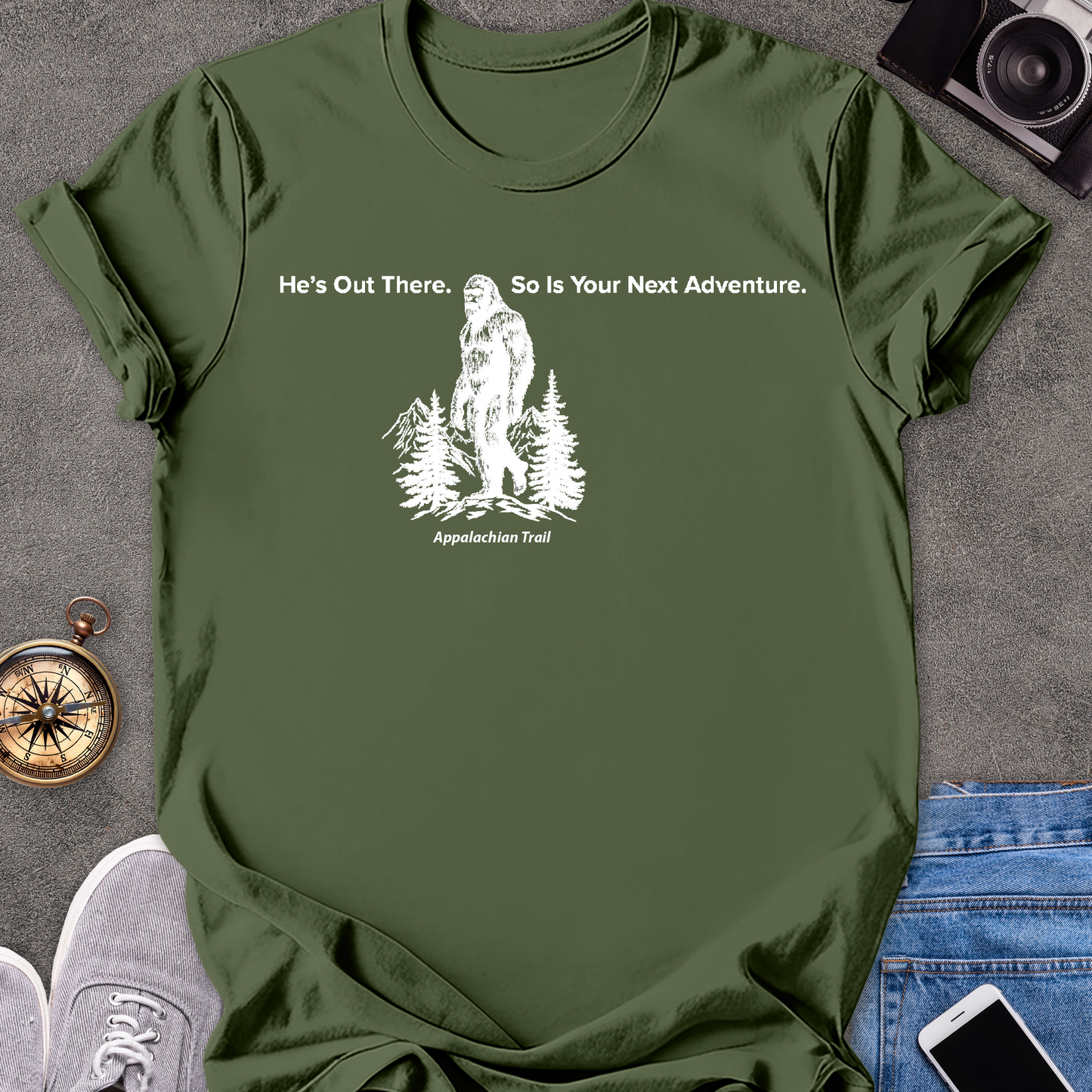 He's Out There. So Is Your Next Adventure-Appalachian Trail | Unisex Softstyle T-Shirt | Appalachian Trail Travel Tee