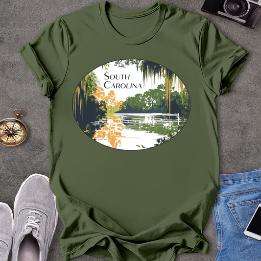 South Carolina - Moss in the Trees T-Shirt