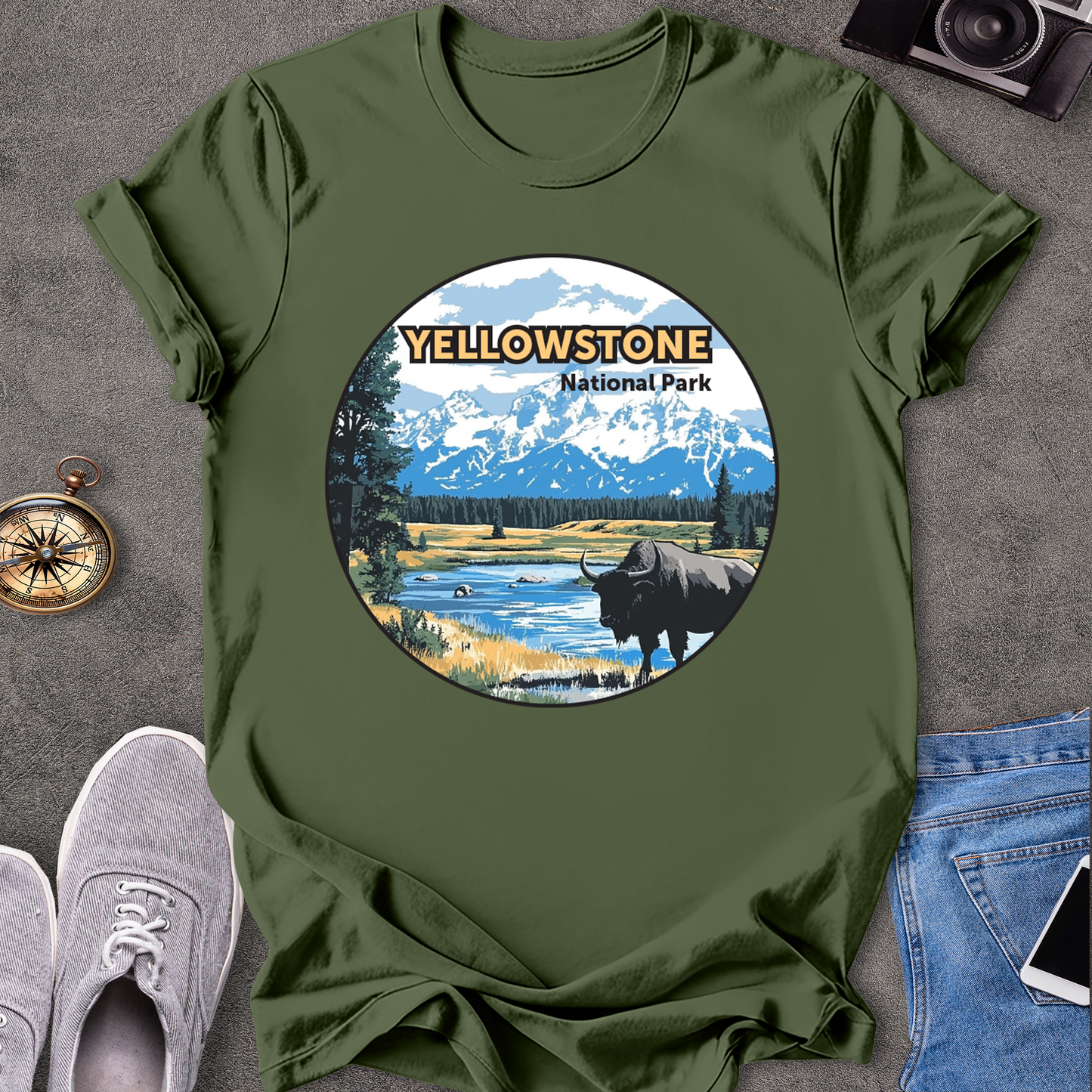 Yellowstone National Park, Wyoming T-Shirt