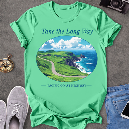 Take the Long Way, Pacific Coast Highway - T-Shirt