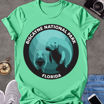 Biscayne National Park, Florida | Unisex Softstyle T-Shirt | Manatee Tee