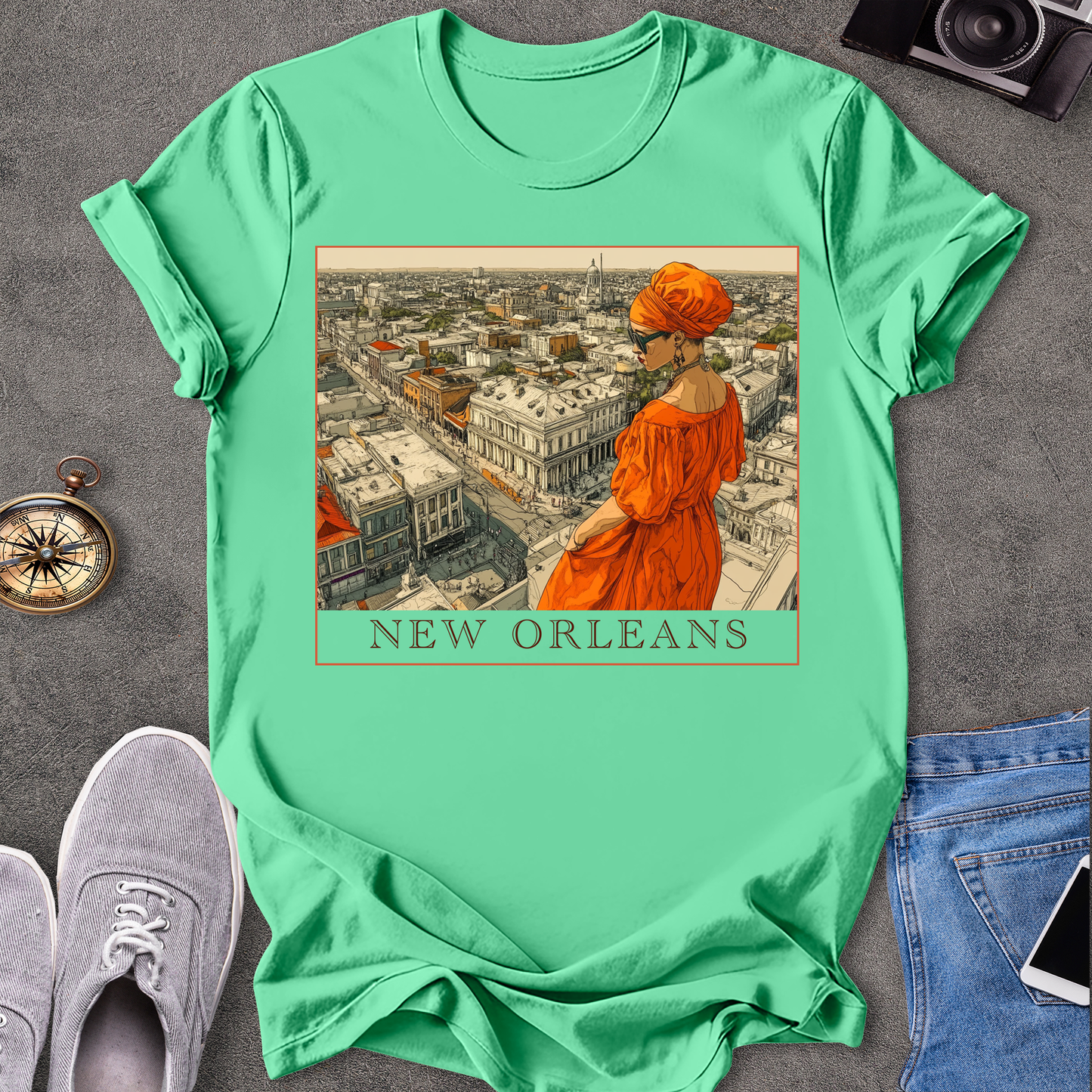 New Orleans - Mystery Lady T-Shirt