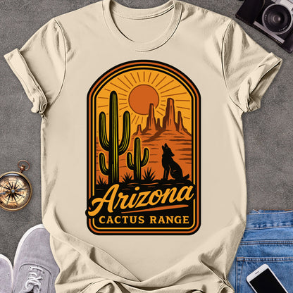 Arizona Cactus Range | Softstyle T-Shirt | Outdoor Travel Tee