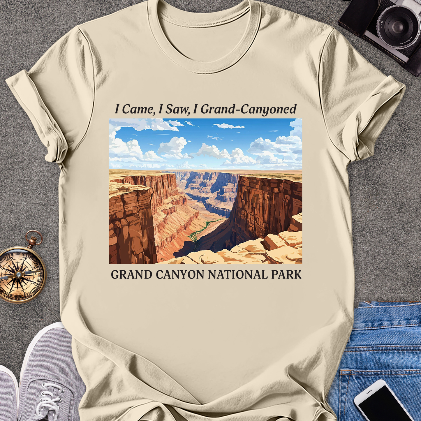 I Came, I Saw, I Grand-Cayoned | Unisex Softstyle T-Shirt | Grand Cayon National Park Tee